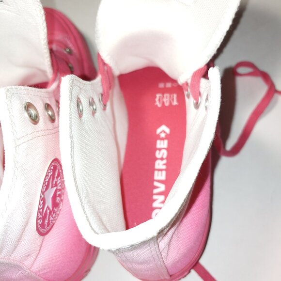 Converse Chuck Taylor All Star Platform Gradient Pink Women’s High Top Sz 5 - Picture 3 of 9